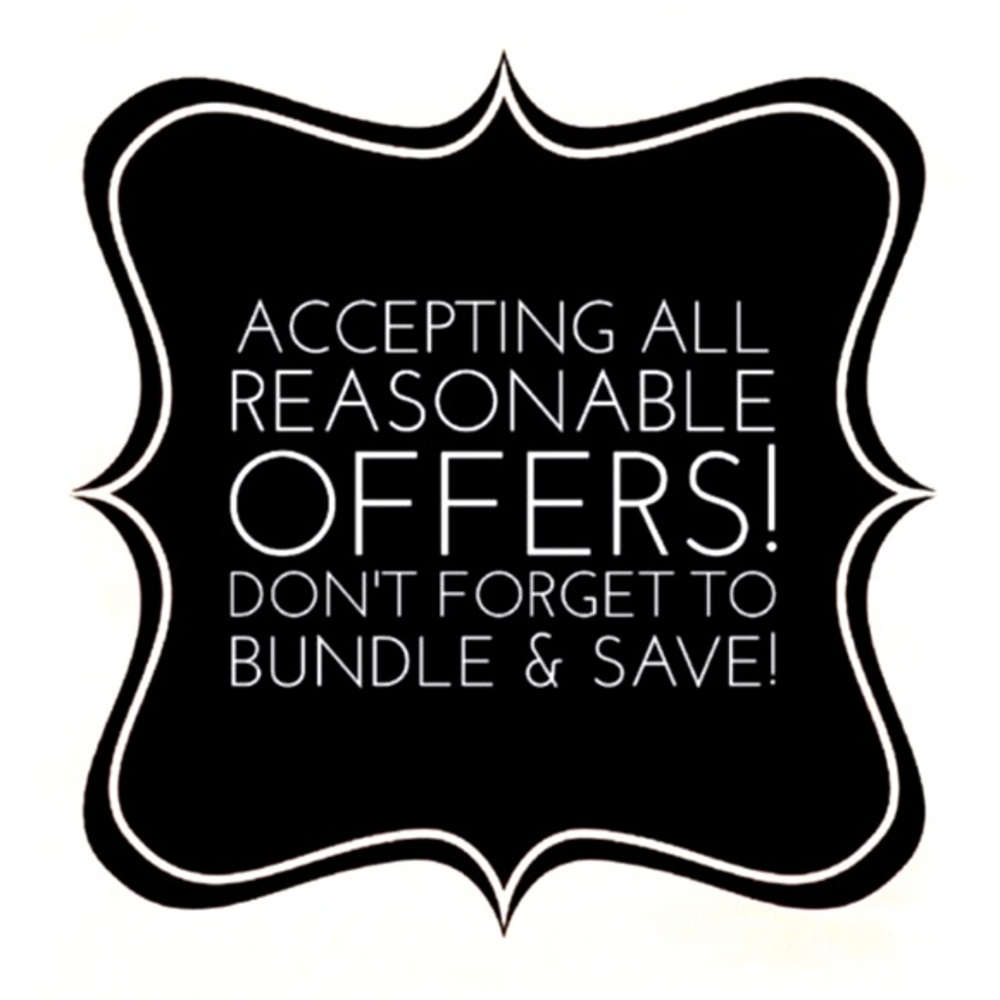I accept all offers and discount bundles :)